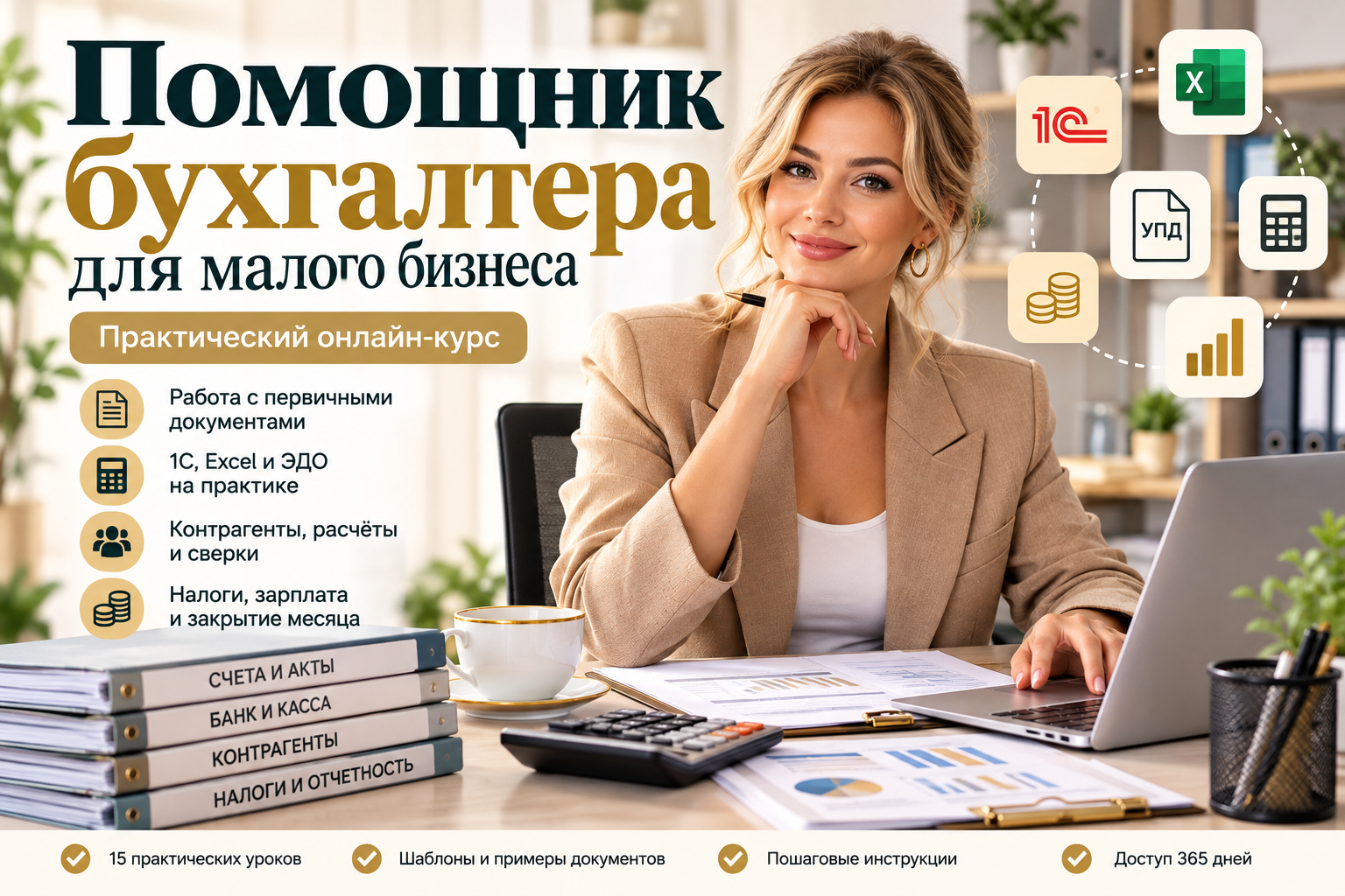Помощник бухгалтера для малого бизнеса